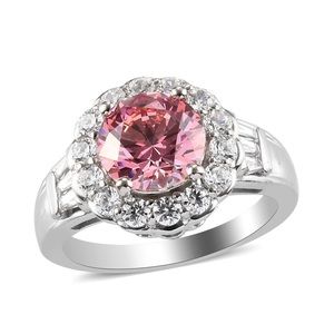 SWAROVSKI Fancy Pink Zirconia Ring